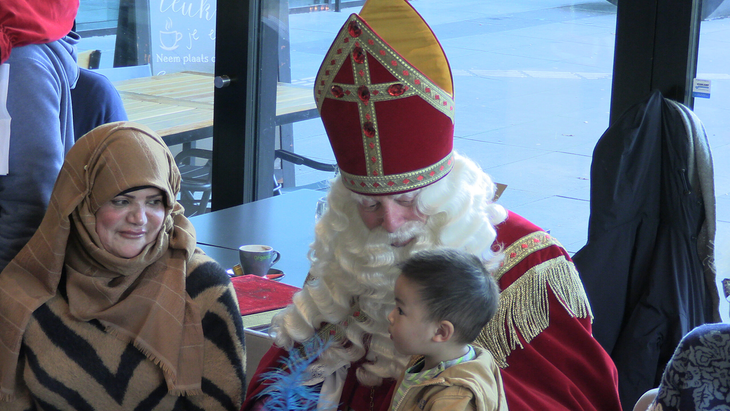 Sinterklaas bij het Taalcafé