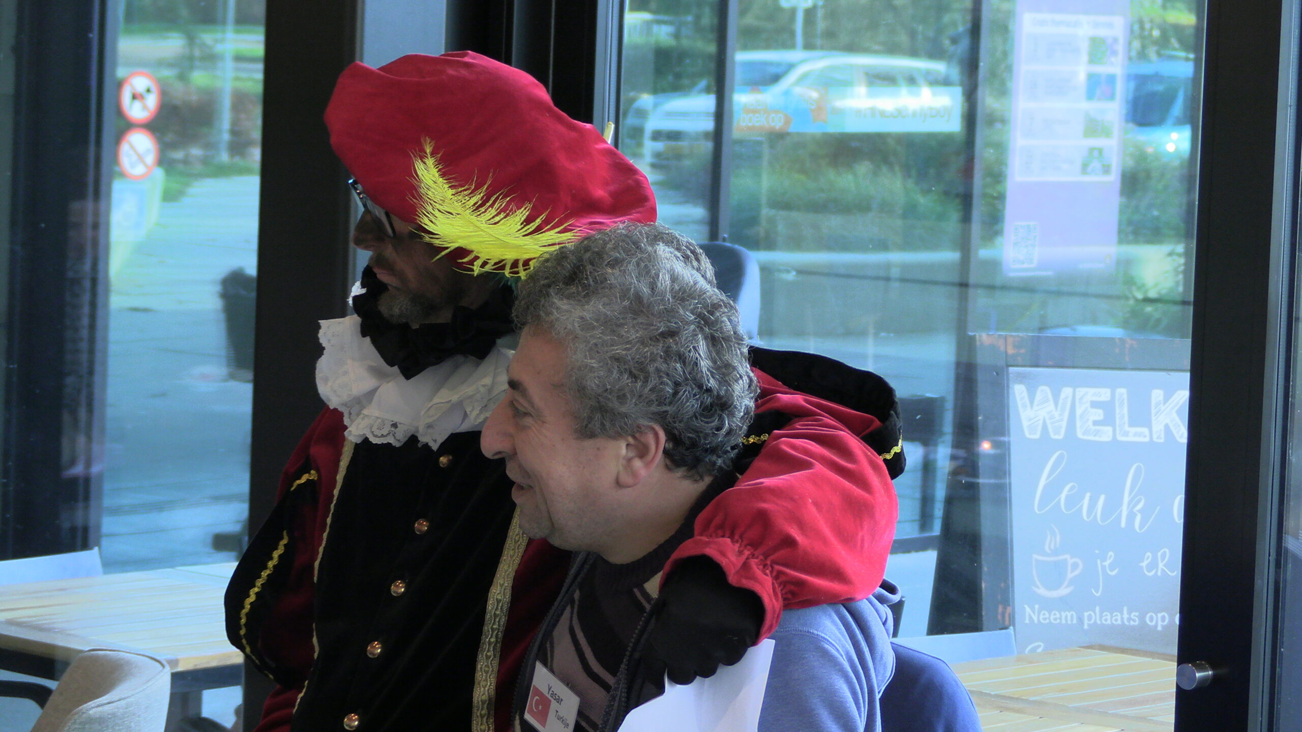 Sinterklaas bij het Taalcafé