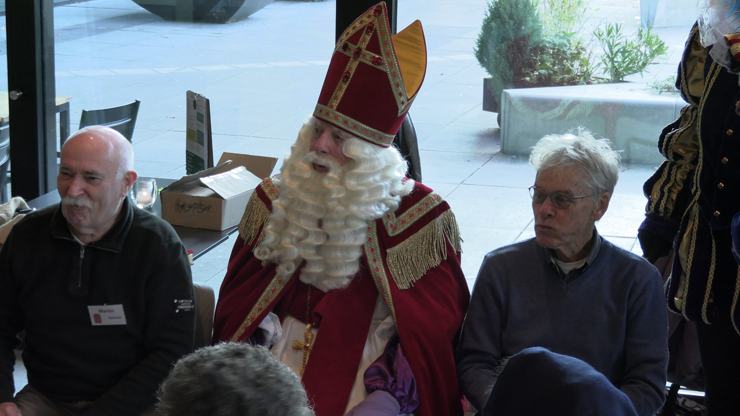 Sinterklaas bij het Taalcafé