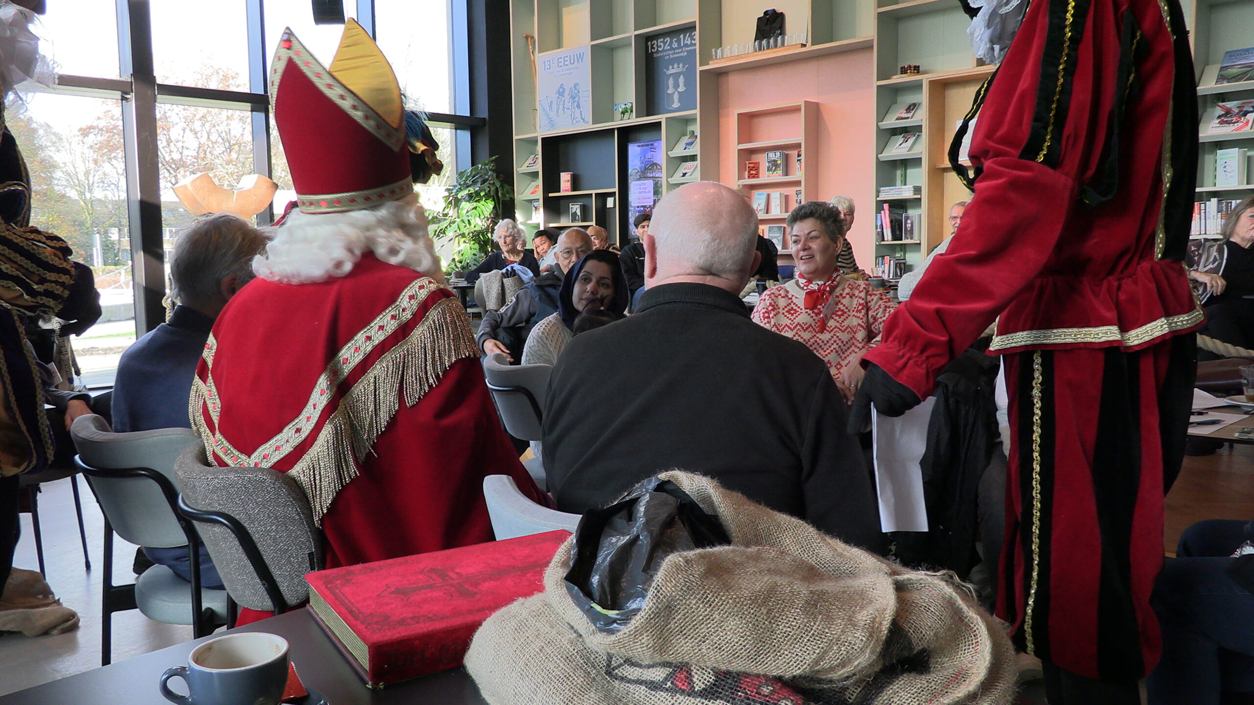 Sinterklaas bij het Taalcafé