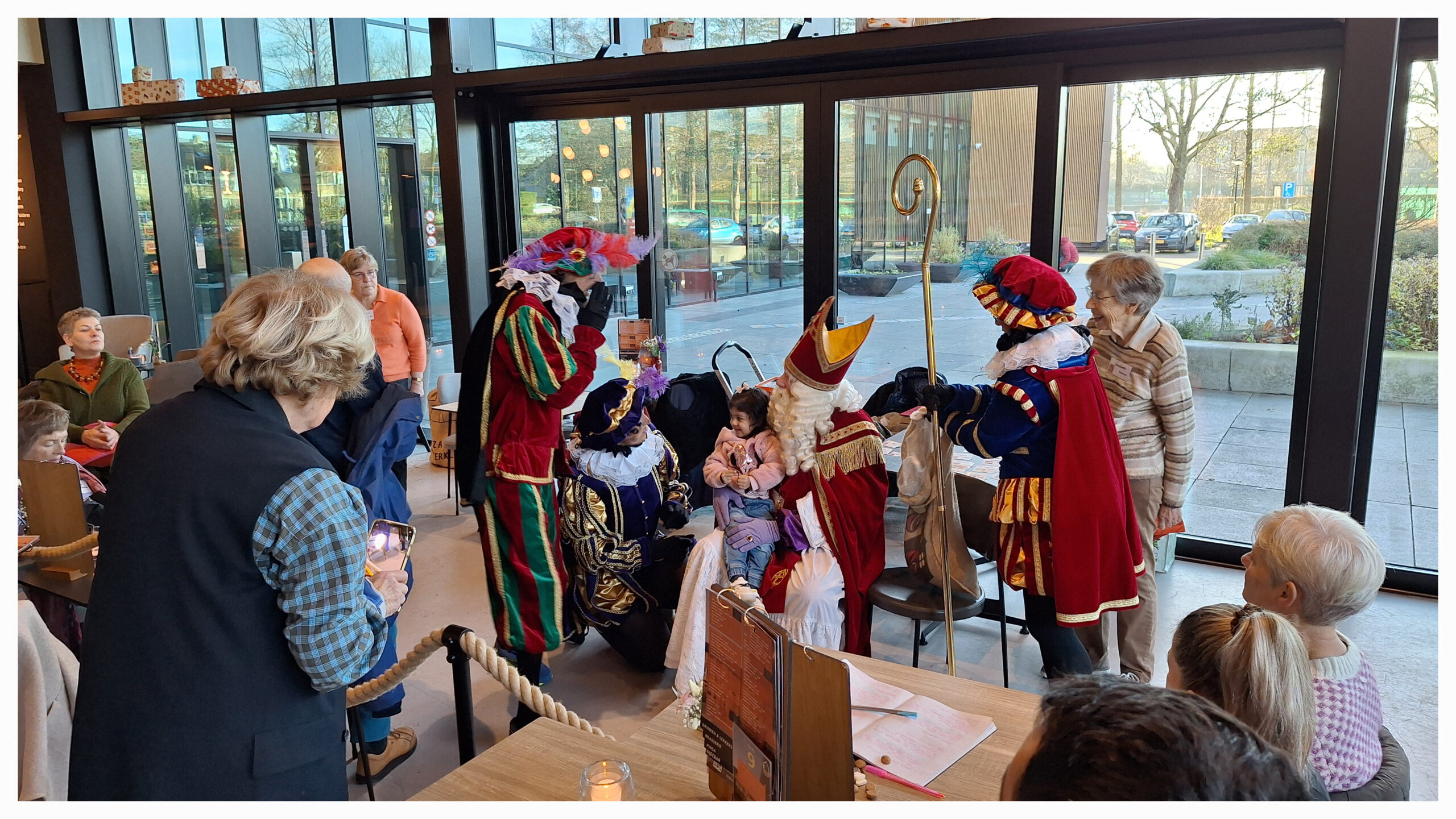 Sinterklaas in het Taalcafé 2024