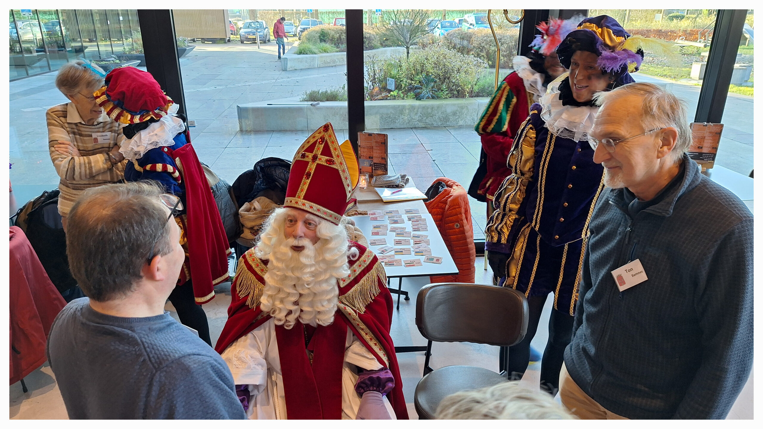 Sinterklaas in het Taalcafé 2024