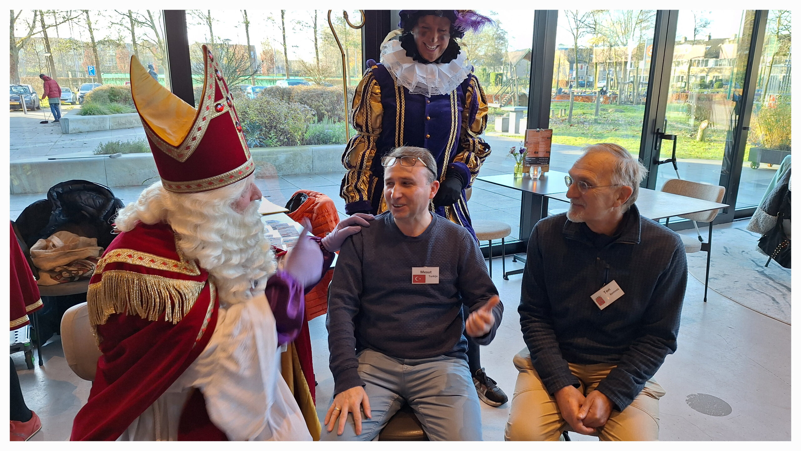 Sinterklaas in het Taalcafé 2024
