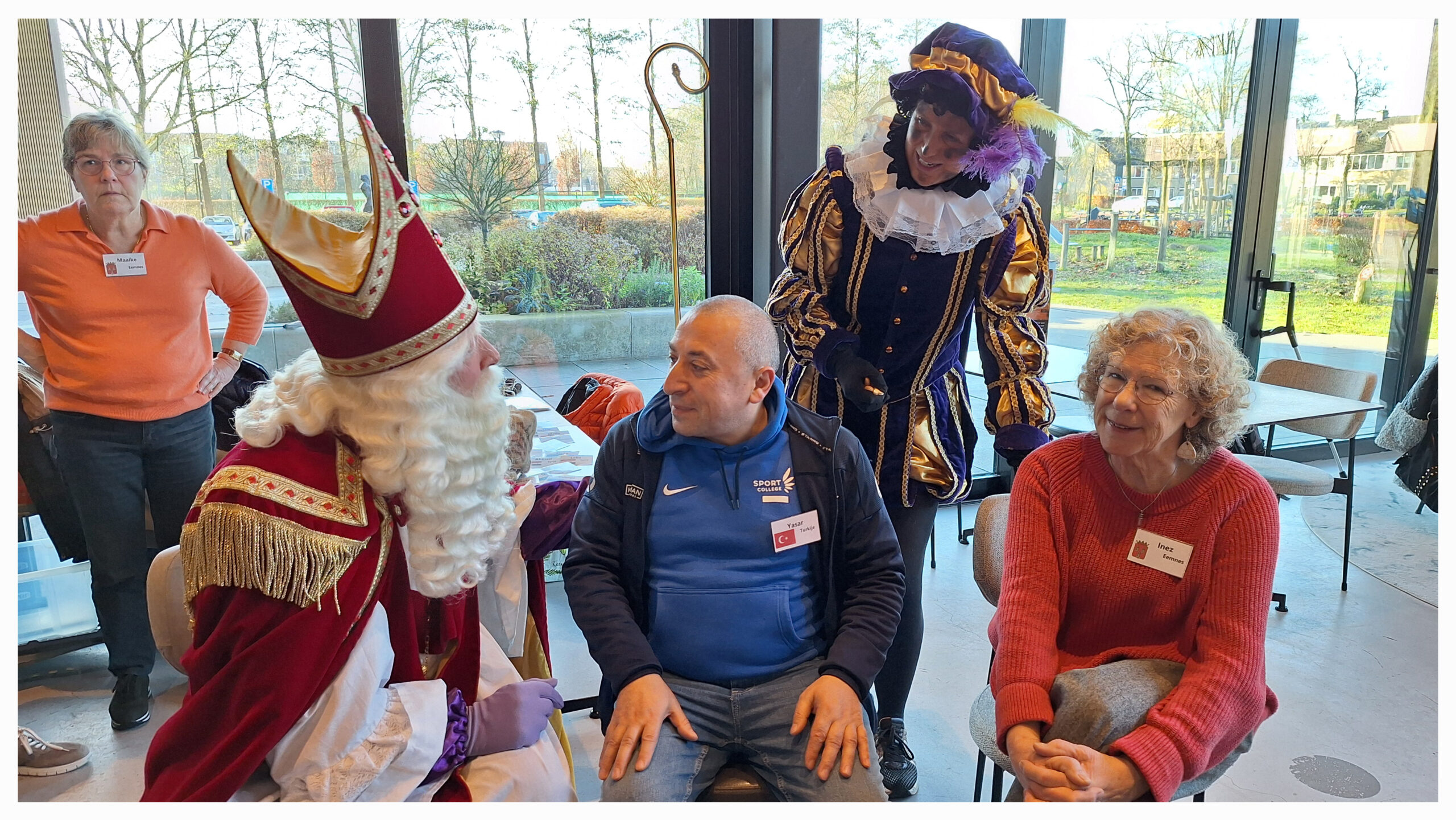 Sinterklaas in het Taalcafé 2024