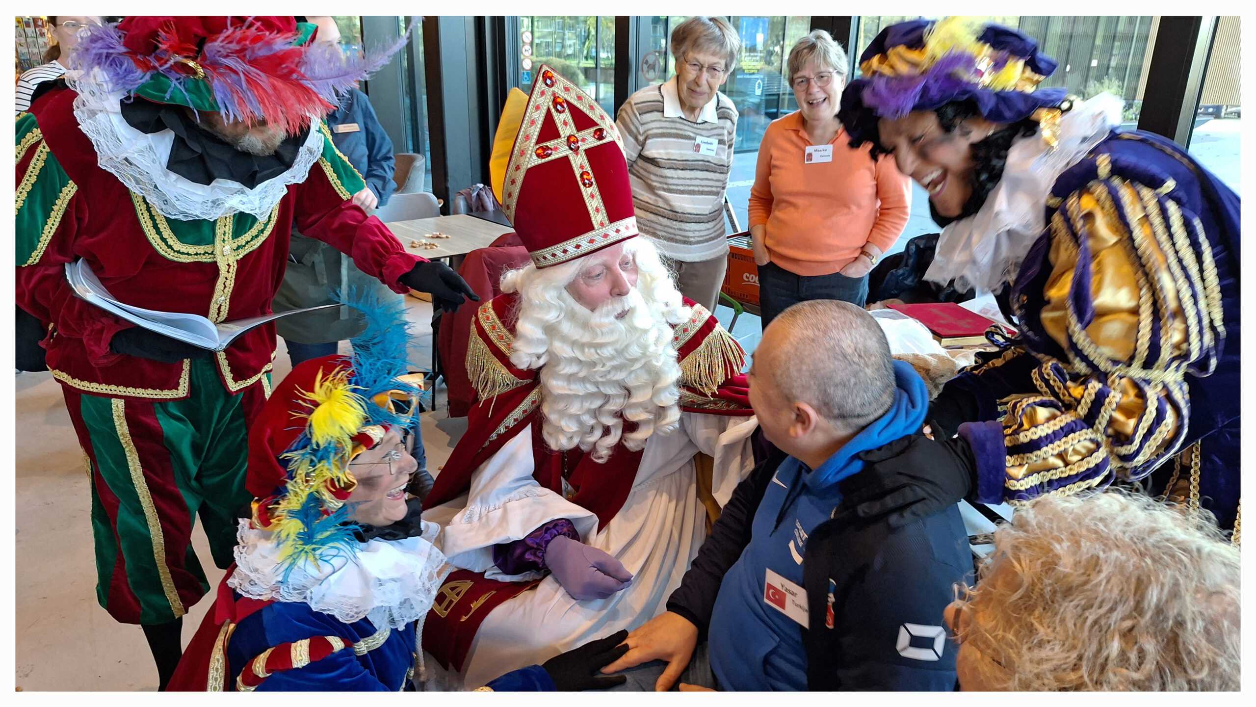 Sinterklaas in het Taalcafé 2024