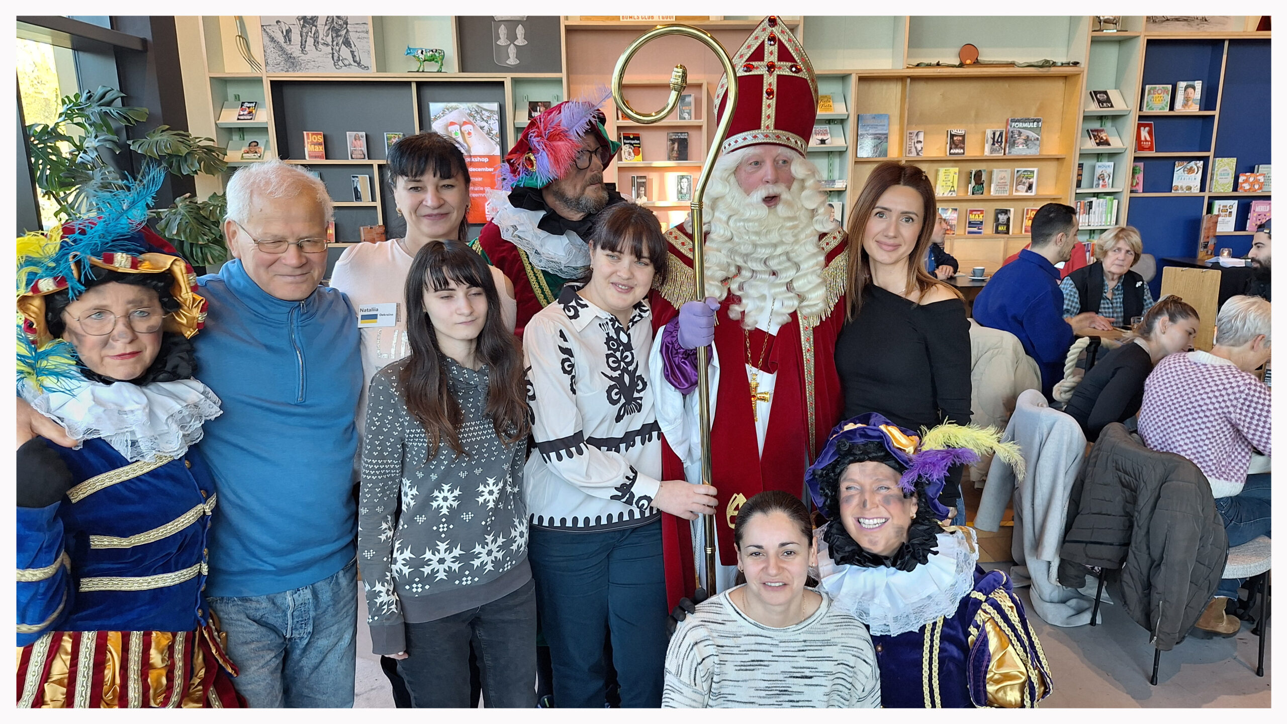 Sinterklaas in het Taalcafé 2024
