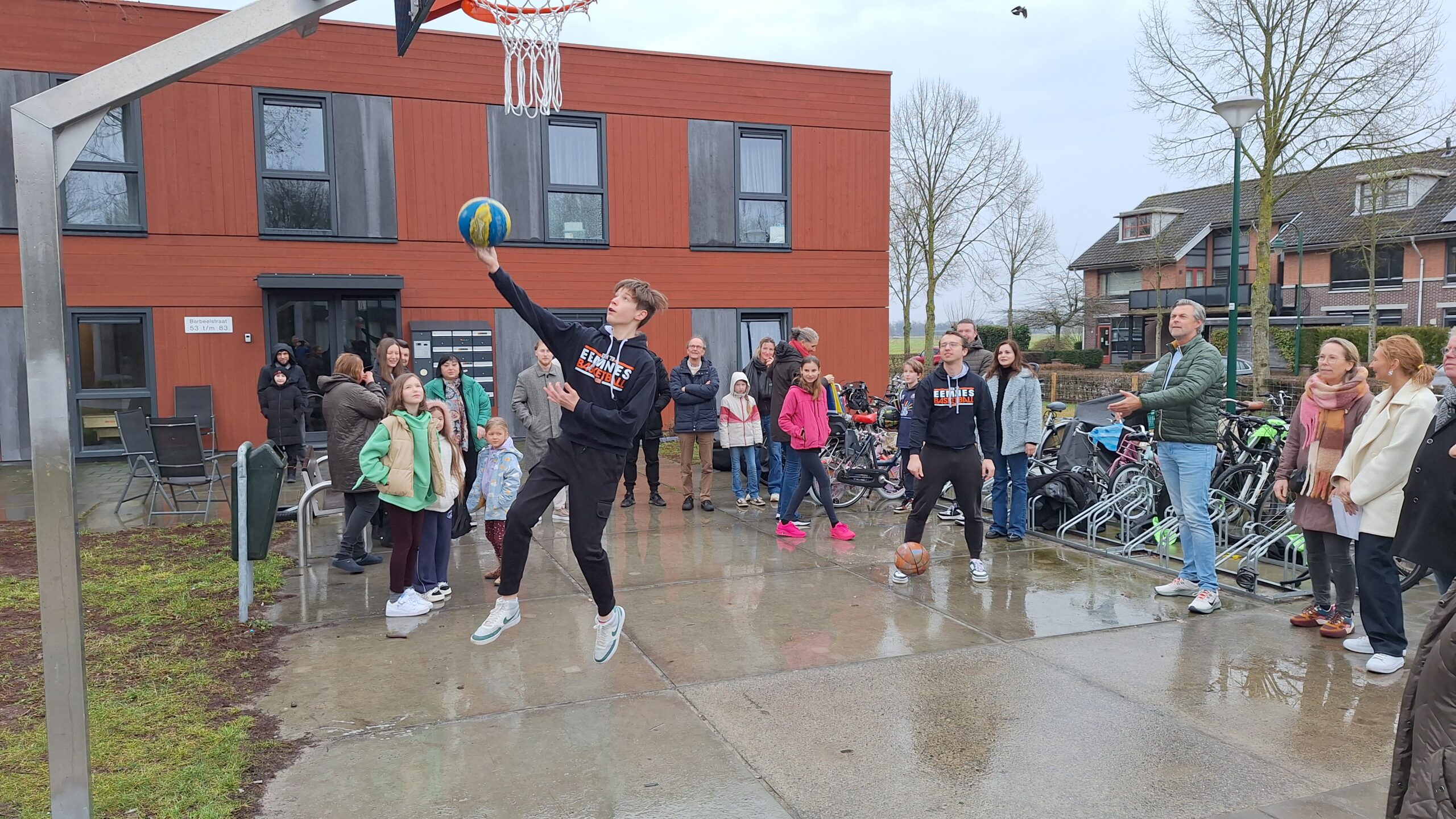 Ingebruikname Basketbalpaal