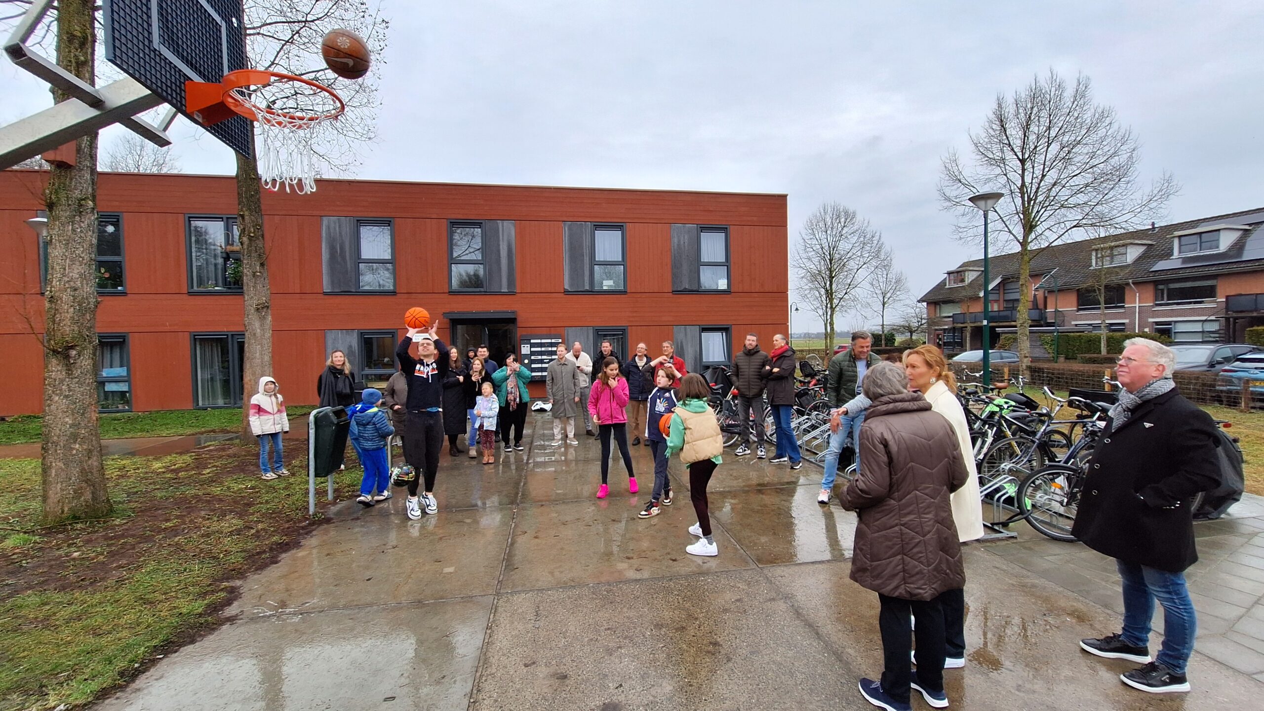 Ingebruikname Basketbalpaal